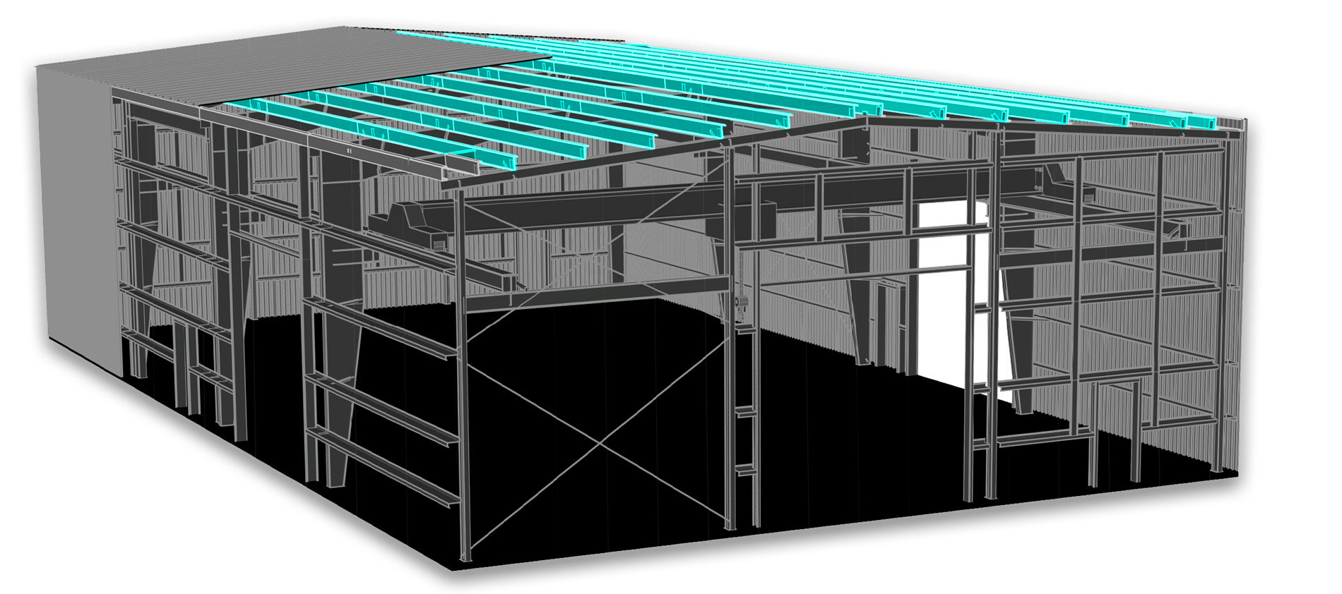 Rigid Frame Building: Purlins