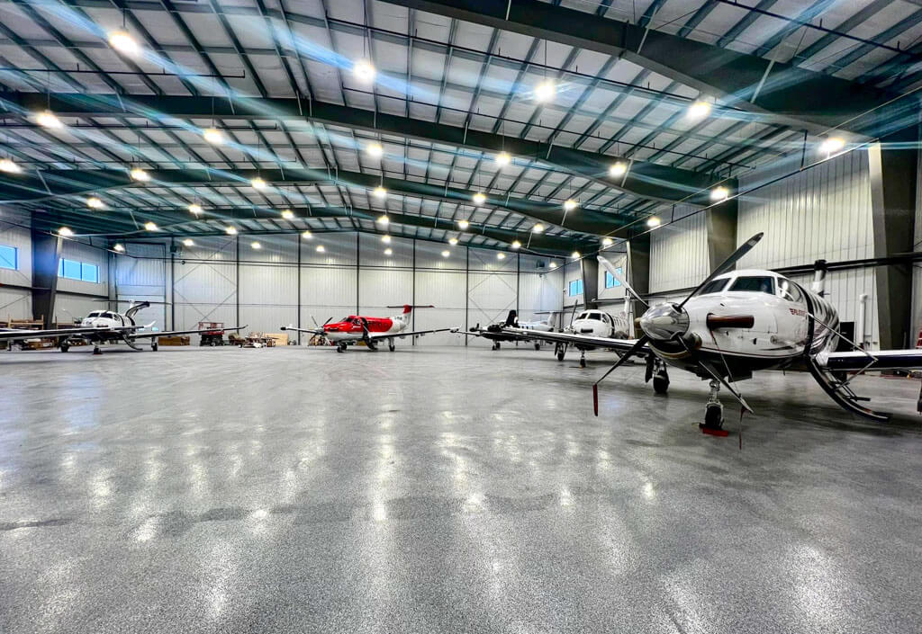 BEHLEN Steel Buildings LP: Air Bravo Hangar