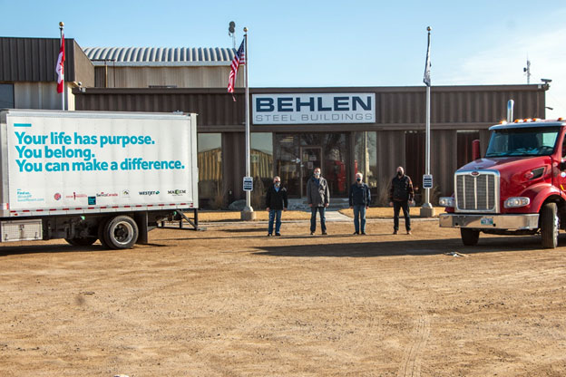 BEHLEN Steel Buildings LP: WGI Donates more than $50,000 in cladding to Haiti Housing Charity
